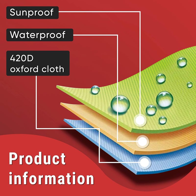 Granatan IBC Tote Cover 420D, 275 Gallon, Water Tank Protective Cover Outdoor Black - Image 3